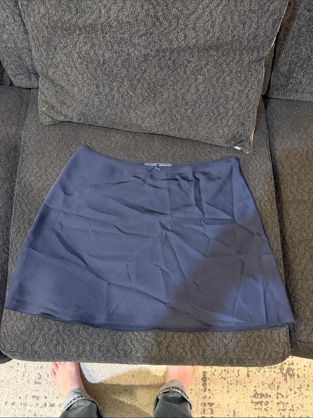 Brandy Melville Navy Mini Skirt